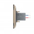 Розетка с двумя USB type-A, блоком питания 5В 2.1А Livolo, 1 пост, цвет золотой VL-C792USB-13 Розетка с двумя USB type-A, блоком питания 5В 2.1А Livolo, 1 пост, цвет золотой VL-C792USB-13