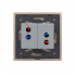Розетка с двумя USB type-A, блоком питания 5В 2.1А Livolo, 1 пост, цвет золотой VL-C792USB-13 Розетка с двумя USB type-A, блоком питания 5В 2.1А Livolo, 1 пост, цвет золотой VL-C792USB-13