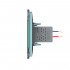 Розетка с двумя USB type-A, блоком питания 5В 2.1А Livolo, 1 пост, цвет зеленый VL-C792USB-18 Розетка с двумя USB type-A, блоком питания 5В 2.1А Livolo, 1 пост, цвет зеленый VL-C792USB-18