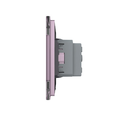 Розетка электрическая 16A Livolo, 1 пост, цвет розовый VL-C7C1EU-17 Розетка электрическая 16A Livolo, 1 пост, цвет розовый VL-C7C1EU-17