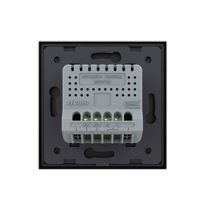 Розетка электрическая с USB type-C, блоком питания 18W Livolo, 1 пост, цвет черный VL-C7CTF16A.UC18W-2BP Розетка электрическая с USB type-C, блоком питания 18W Livolo, 1 пост, цвет черный VL-C7CTF16A.UC18W-2BP