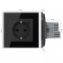 Розетка электрическая с USB type-C, блоком питания 18W Livolo, 1 пост, цвет черный VL-C7CTF16A.UC18W-2BP Розетка электрическая с USB type-C, блоком питания 18W Livolo, 1 пост, цвет черный VL-C7CTF16A.UC18W-2BP
