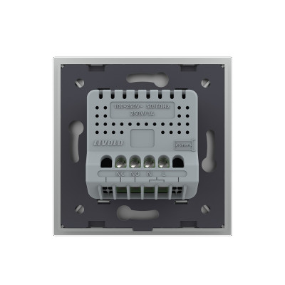 Розетка электрическая с USB type-C, блоком питания 18W Livolo, 1 пост, цвет серый VL-C7CTF16A.UC18W-2IP Розетка электрическая с USB type-C, блоком питания 18W Livolo, 1 пост, цвет серый VL-C7CTF16A.UC18W-2IP
