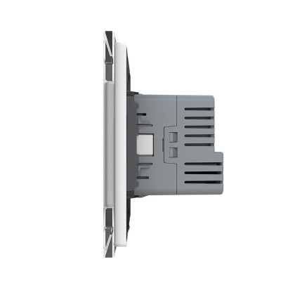 Розетка электрическая с USB type-C, блоком питания 18W Livolo, 1 пост, цвет белый VL-C7CTF16A.UC18W-2WP Розетка электрическая с USB type-C, блоком питания 18W Livolo, 1 пост, цвет белый VL-C7CTF16A.UC18W-2WP