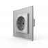 Розетка электрическая 16A Livolo, 1 пост, зажимы, цвет серый VL-C7TC16A-2IPS01 Розетка электрическая 16A Livolo, 1 пост, зажимы, цвет серый VL-C7TC16A-2IPS01