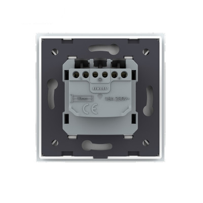 Розетка электрическая 16A Livolo, 1 пост, зажимы, цвет белый VL-C7TC16A-2WPS01 Розетка электрическая 16A Livolo, 1 пост, зажимы, цвет белый VL-C7TC16A-2WPS01