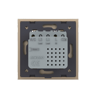 Розетка USB type-C, блоком питания 45W Livolo, 1 пост, цвет золотой VL-C7VUC-2AP Розетка USB type-C, блоком питания 45W Livolo, 1 пост, цвет золотой VL-C7VUC-2AP