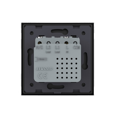 Розетка USB type-C, блоком питания 45W Livolo, 1 пост, цвет черный VL-C7VUC-2BP Розетка USB type-C, блоком питания 45W Livolo, 1 пост, цвет черный VL-C7VUC-2BP