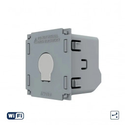 Одноклавишный проходной сенсорный выключатель Livolo WI-FI сухой контакт (механизм)