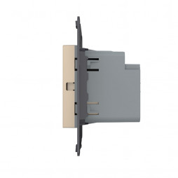 Розетка USB type C+A с блоком питания 36W Livolo, цвет золотой (механизм)