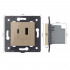 Розетка USB type C+A с блоком питания 36W Livolo, цвет золотой (механизм) VL-FCUA18W.UC18W-2AP Розетка USB type C+A с блоком питания 36W Livolo, цвет золотой (механизм) VL-FCUA18W.UC18W-2AP