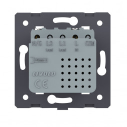 Розетка USB type C+A с блоком питания 36W Livolo, цвет серый (механизм)