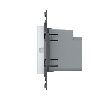 Розетка USB type C+A с блоком питания 36W Livolo, цвет серебристый / алюминий (механизм) VL-FCUA18W.UC18W-2MP Розетка USB type C+A с блоком питания 36W Livolo, цвет серебристый / алюминий (механизм) VL-FCUA18W.UC18W-2MP