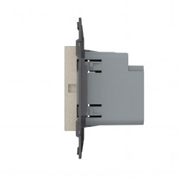 Розетка USB type C+A с блоком питания 36W Livolo, цвет шампань (механизм)