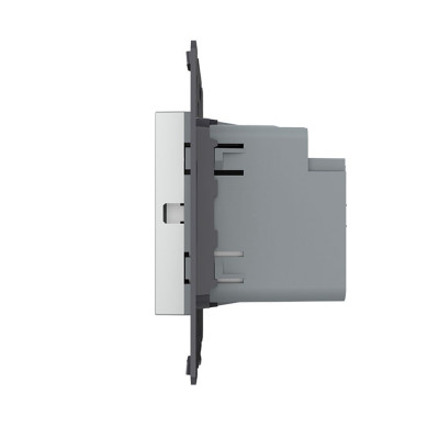 Розетка USB type C с блоком питания 45W Livolo, цвет серый (механизм) VL-FCUC-2IP Розетка USB type C с блоком питания 45W Livolo, цвет серый (механизм) VL-FCUC-2IP