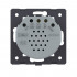 Одноклавишный сенсорный выключатель Livolo Quadro, цвет серый (механизм) VL-Q7-01-15 Одноклавишный сенсорный выключатель Livolo Quadro, цвет серый (механизм) VL-Q7-01-15