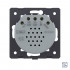 Двухклавишный сенсорный выключатель Livolo Quadro 12/24В, цвет белый (механизм) VL-Q7-02C-11 Двухклавишный сенсорный выключатель Livolo Quadro 12/24В, цвет белый (механизм) VL-Q7-02C-11