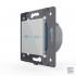 Двухклавишный сенсорный выключатель Livolo Quadro 12/24В, цвет серый (механизм) VL-Q7-02C-15 Двухклавишный сенсорный выключатель Livolo Quadro 12/24В, цвет серый (механизм) VL-Q7-02C-15