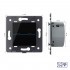 Двухклавишный сенсорный выключатель Livolo Quadro 12/24В с функцией радиоуправления, цвет черный (механизм) VL-Q7-02CR-12 Двухклавишный сенсорный выключатель Livolo Quadro 12/24В с функцией радиоуправления, цвет черный (механизм) VL-Q7-02CR-12
