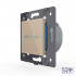 Двухклавишный сенсорный выключатель Livolo Quadro 12/24В с функцией радиоуправления, цвет золотой (механизм) VL-Q7-02CR-13 Двухклавишный сенсорный выключатель Livolo Quadro 12/24В с функцией радиоуправления, цвет золотой (механизм) VL-Q7-02CR-13