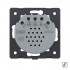 Сенсорный выключатель для штор Livolo Quadro, цвет серый (механизм) VL-Q7-02NW-15 Сенсорный выключатель для штор Livolo Quadro, цвет серый (механизм) VL-Q7-02NW-15