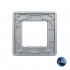 Рамка для розетки Livolo 1 пост, цвет серебристый / алюминий, 2.5D стекло BB-C7-SR-20 2.5D Рамка для розетки Livolo 1 пост, цвет серебристый / алюминий, 2.5D стекло BB-C7-SR-20 2.5D