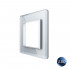 Рамка для розетки Livolo 1 пост, цвет серебристый / алюминий, 2.5D стекло BB-C7-SR-20 2.5D Рамка для розетки Livolo 1 пост, цвет серебристый / алюминий, 2.5D стекло BB-C7-SR-20 2.5D